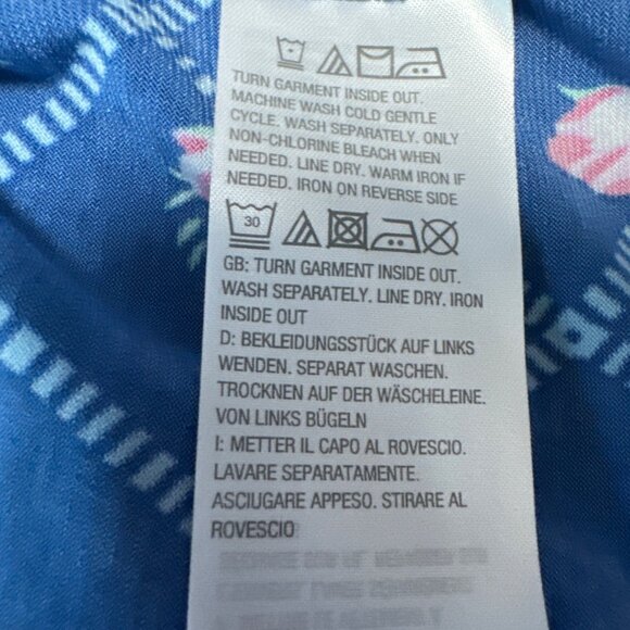 Bob Mackie Wearable Art Rose Trellis Print 3/4 Sleeves Knit Top Size XL - Picture 6 of 9